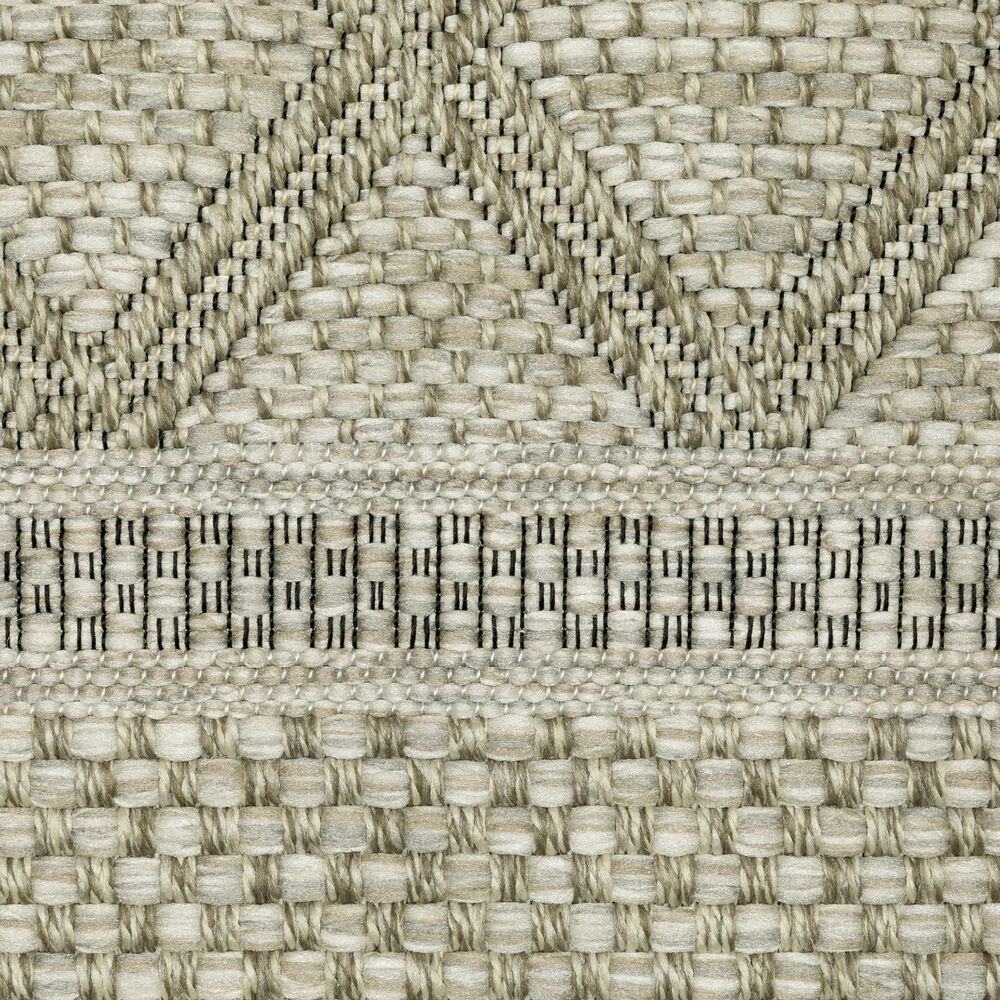 Oriental Weavers Tortuga TR10A 1&#39;10&quot; x 7&#39;6&quot; Beige and Black Runner, , large
