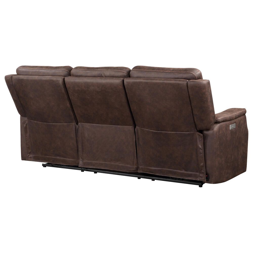 Steve Silver Valencia Power/Power Recliner Sofa in Walnut, , large