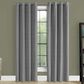 Monarch Specialties 52" x 95" Curtain Panel in Light Grey (Set of 2), , large