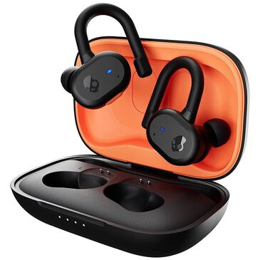 Skullcandy Push Active True Wireless Earbuds in Black and Orange, , large
