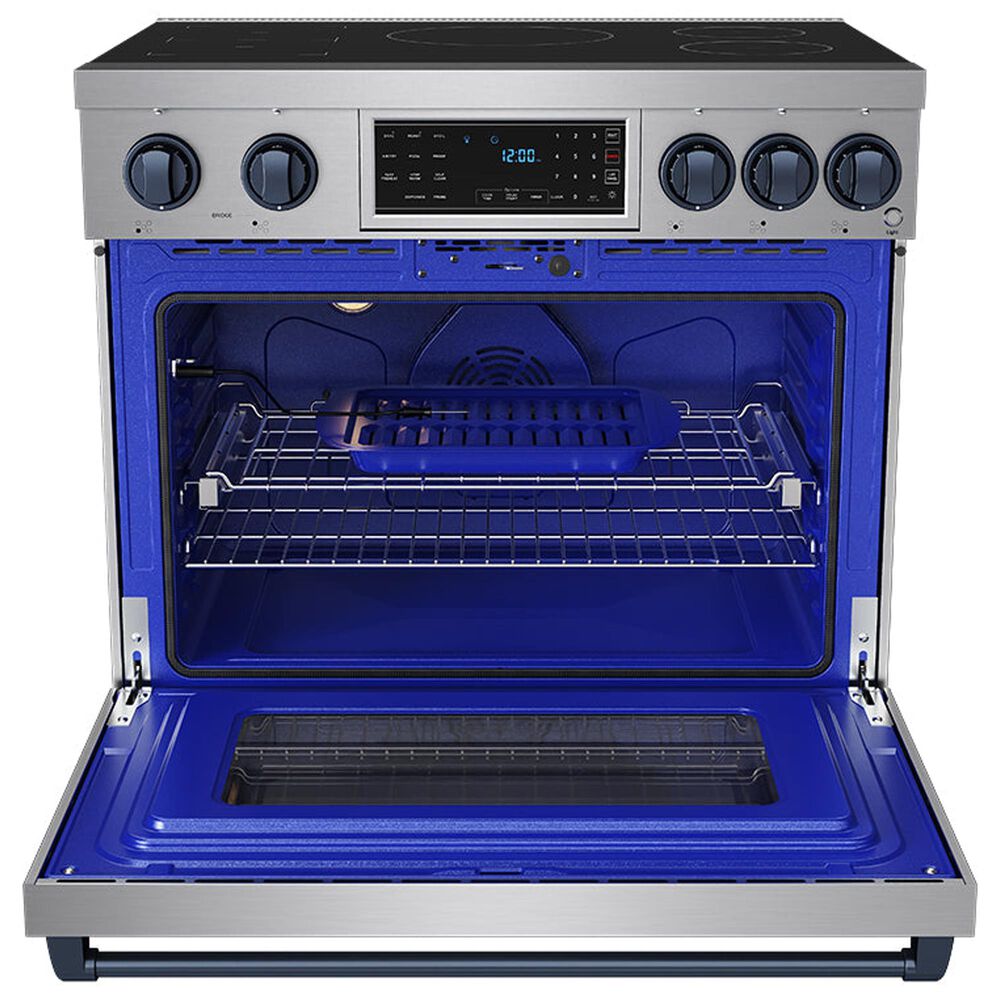 Thor Kitchen Gordon Ramsay 6 Cu. Ft. Professional Induction Range with Blue Handle Kit in Stainless Steel, , large