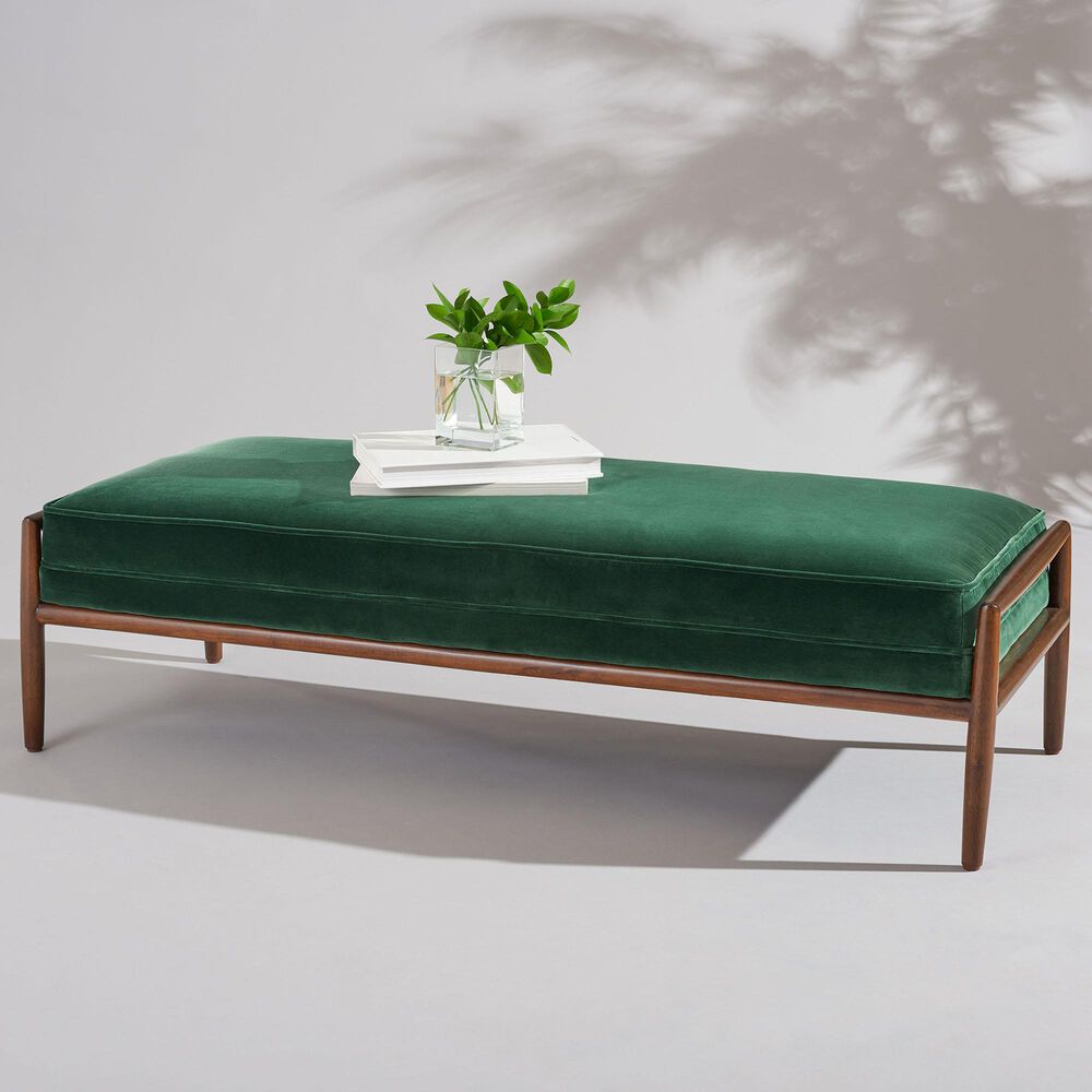 Safavieh Beatrice Bench in Forest Green, , large