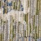Feizy Melrose 6"7" x 9"6" Green and Ivory Area Rug, , large