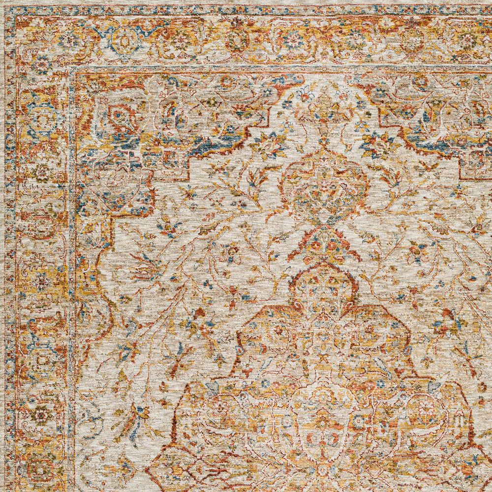Surya Mona Lisa 10&#39; x 14&#39; Tan, Mustard, Brick Red, Sage, Dark Blue, Olive and Burgundy Area Rug, , large