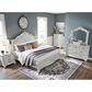 Ashley Montelaine Bedroom Mirror in Antiqued White, , large