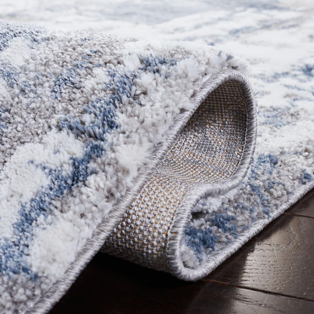 Safavieh Century CTY339F 2&#39; x 13&#39; Grey and Blue Runner, , large