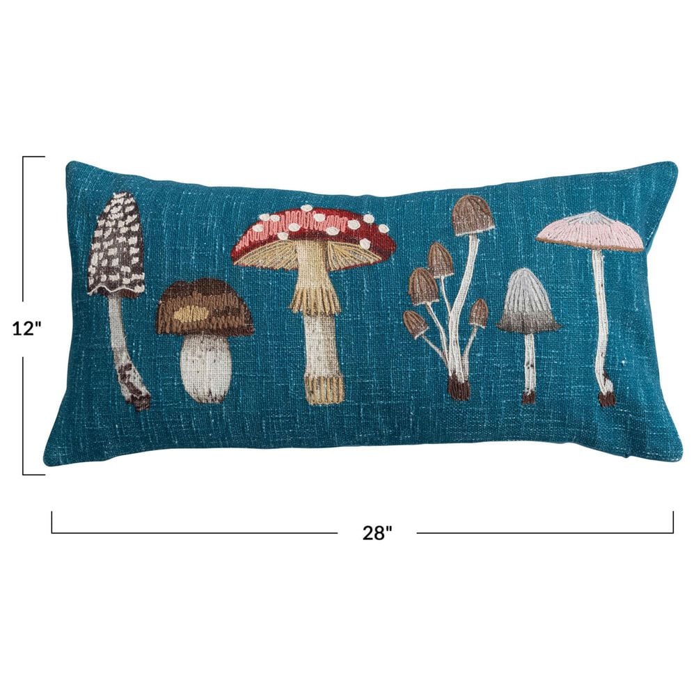 Teak Interiors Heirloom 28&quot; x 12&quot; Lumbar Throw Pillow in Multicolor, , large