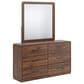Ashley Fortlorn 4-Piece King Bedroom Set in Walnut Brown LED Light, , large