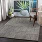 Surya Maroc 8" x 10" Black and Beige Area Rug, , large