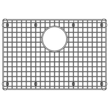 Blanco Precis Bottom Grid for 25" ADA Sinks in Stainless Steel, , large
