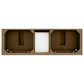 James Martin Vanities Brookfield 72" Double Bathroom Vanity in Honey Oak with 3cm Victorian Silver Quartz Top and Rectangular Sinks, , large
