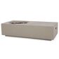Hearth and Haven Rectangle MgO Concrete Fire Pit in Light Grey, , large