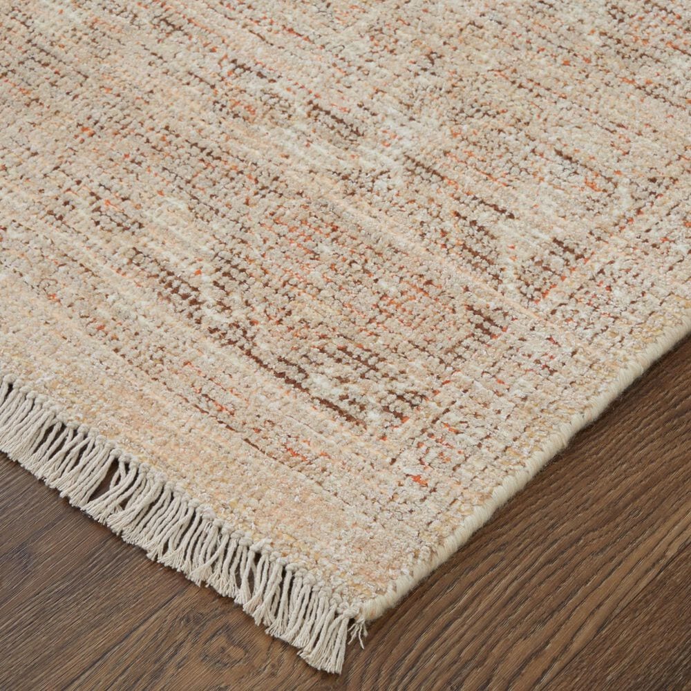 Feizy Caldwell 5&#39; x 7&#39;6&quot; Orange and Ivory Area Rug, , large