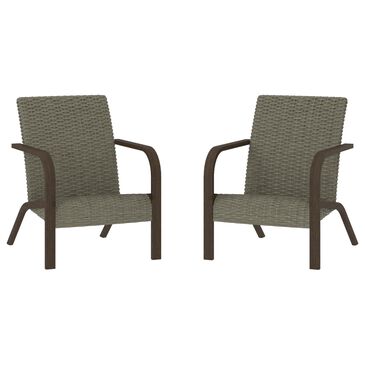 DHP SmartWick Patio Lounge Chair in Gray (Set of 2), , large
