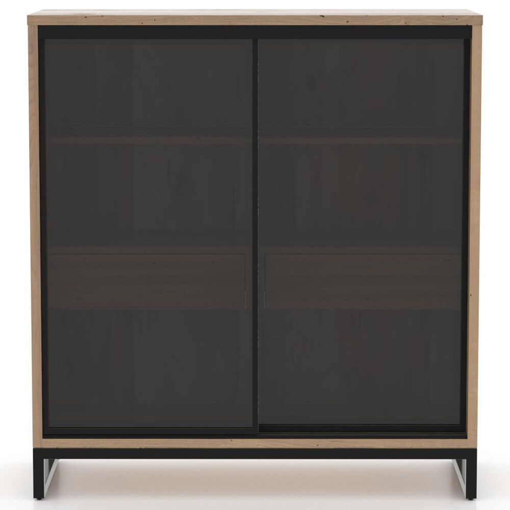 Declan Dining Loft 2-Door Buffet in Pecan Washed and Smoked, , large