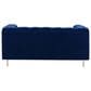Steve Silver Charlene Stationary Loveseat in Sapphire Blue Velvet, , large