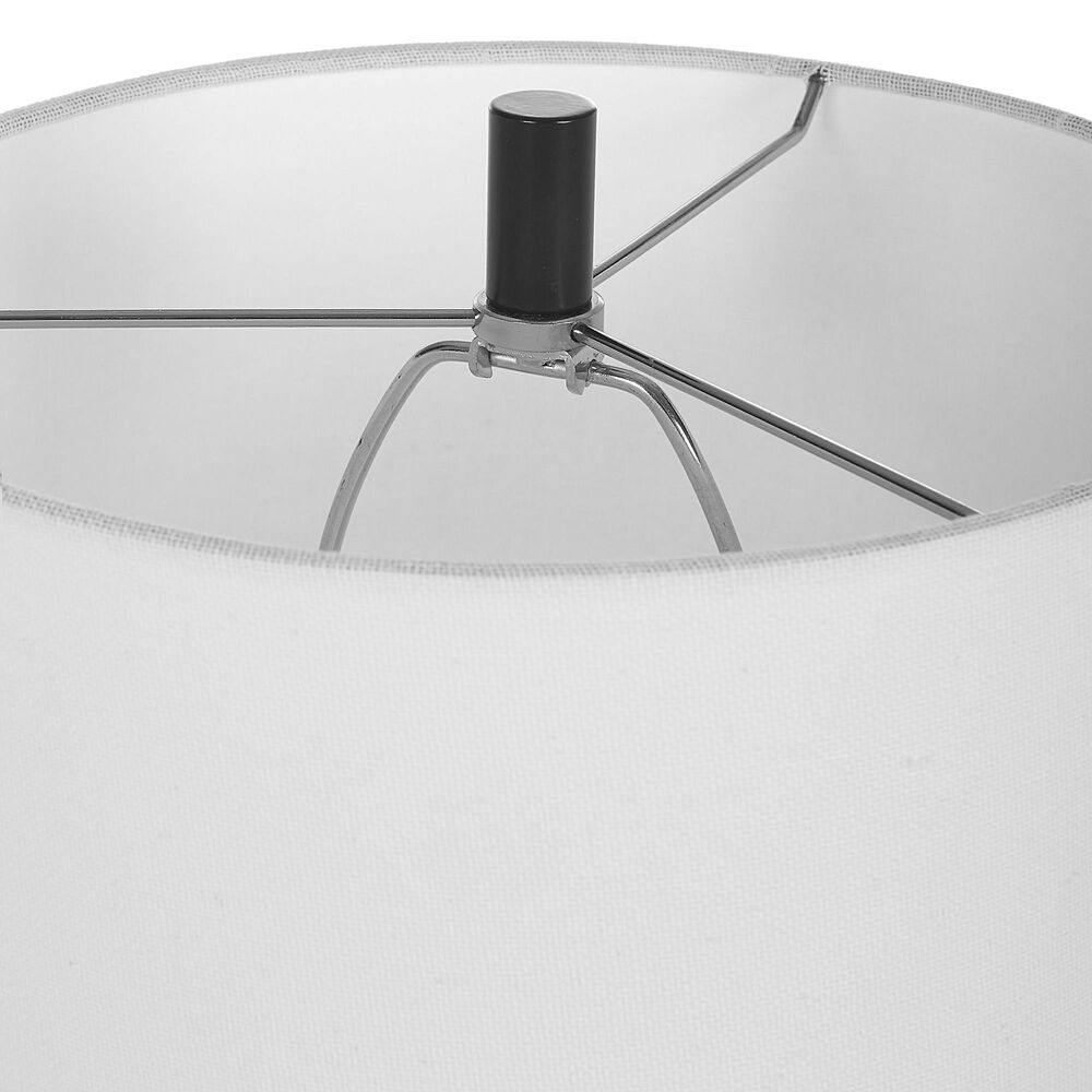 Uttermost Alliance Buffett Lamp in White and Black, , large