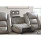 Ashley The Man-Den Power Reclining Sofa with Adjustable Headrest in Gray, , large