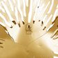 Maple and Jade 28.5" x 28" Glam Flowers Wall Decor in Gold (Set of 3), , large