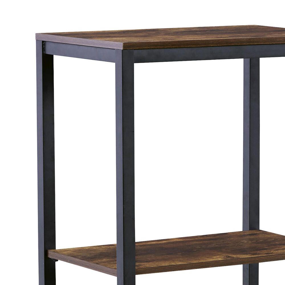 Ashley Bevinfield Bar Cart in Antiqued Brown and Black, , large