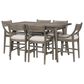 Legacy Classic Greystone 7-Piece Dining Room Set in Ash Brown, , large