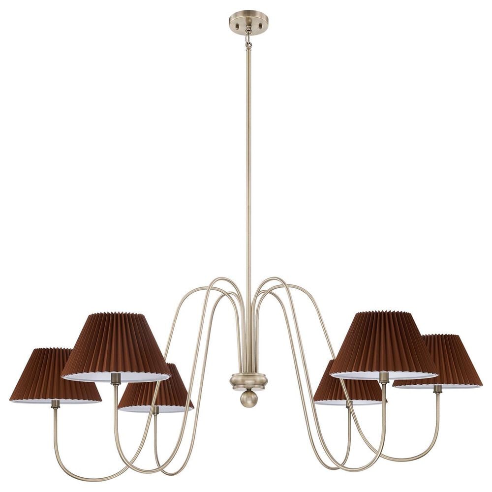 Southern Lighting Asher 6-Light Chandelier in Brushed Nickle, , large
