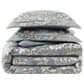 Royal Court Lorenzo 3-Piece King/California King Comforter Set in Blue and Cream, , large