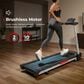 Sunny Health & Fitness Pace 500 Smart Auto Incline Folding Treadmill in Black, Grey and Red, , large