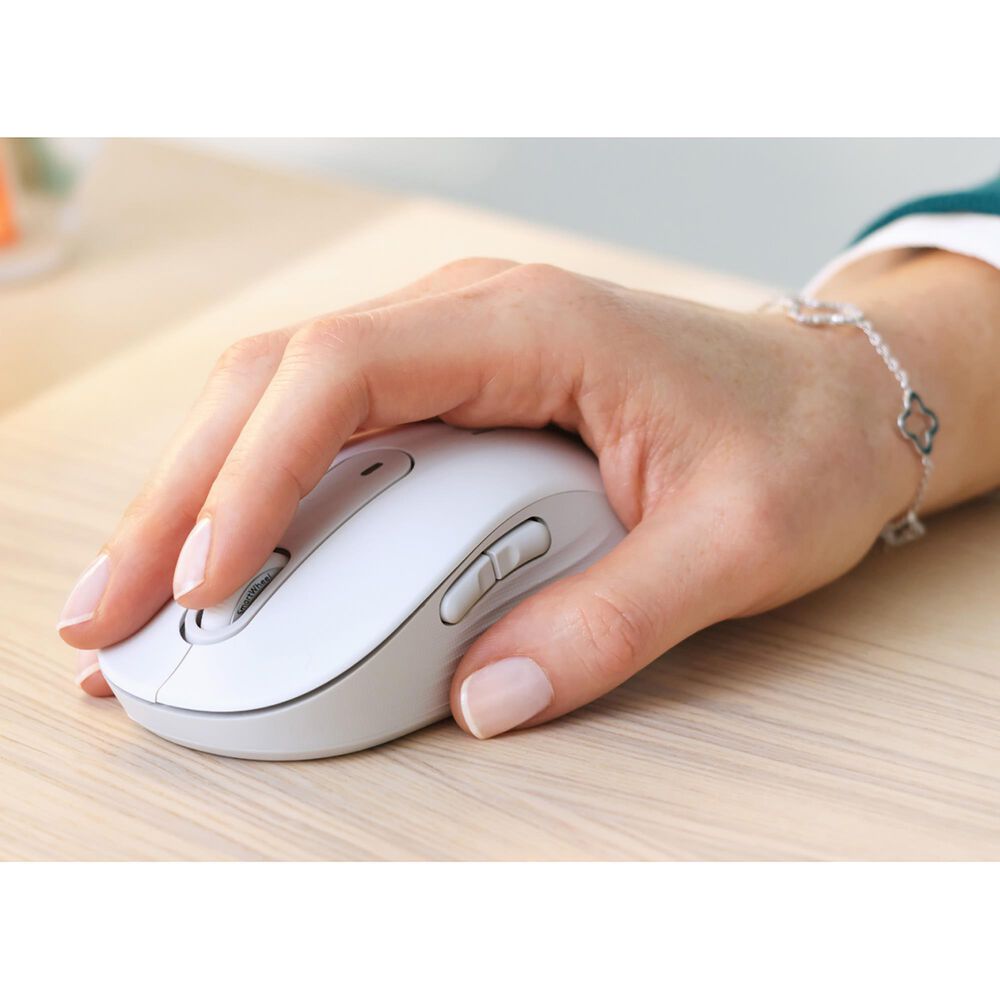 Logitech Signature M650 Wireless Mouse in Off-White, , large