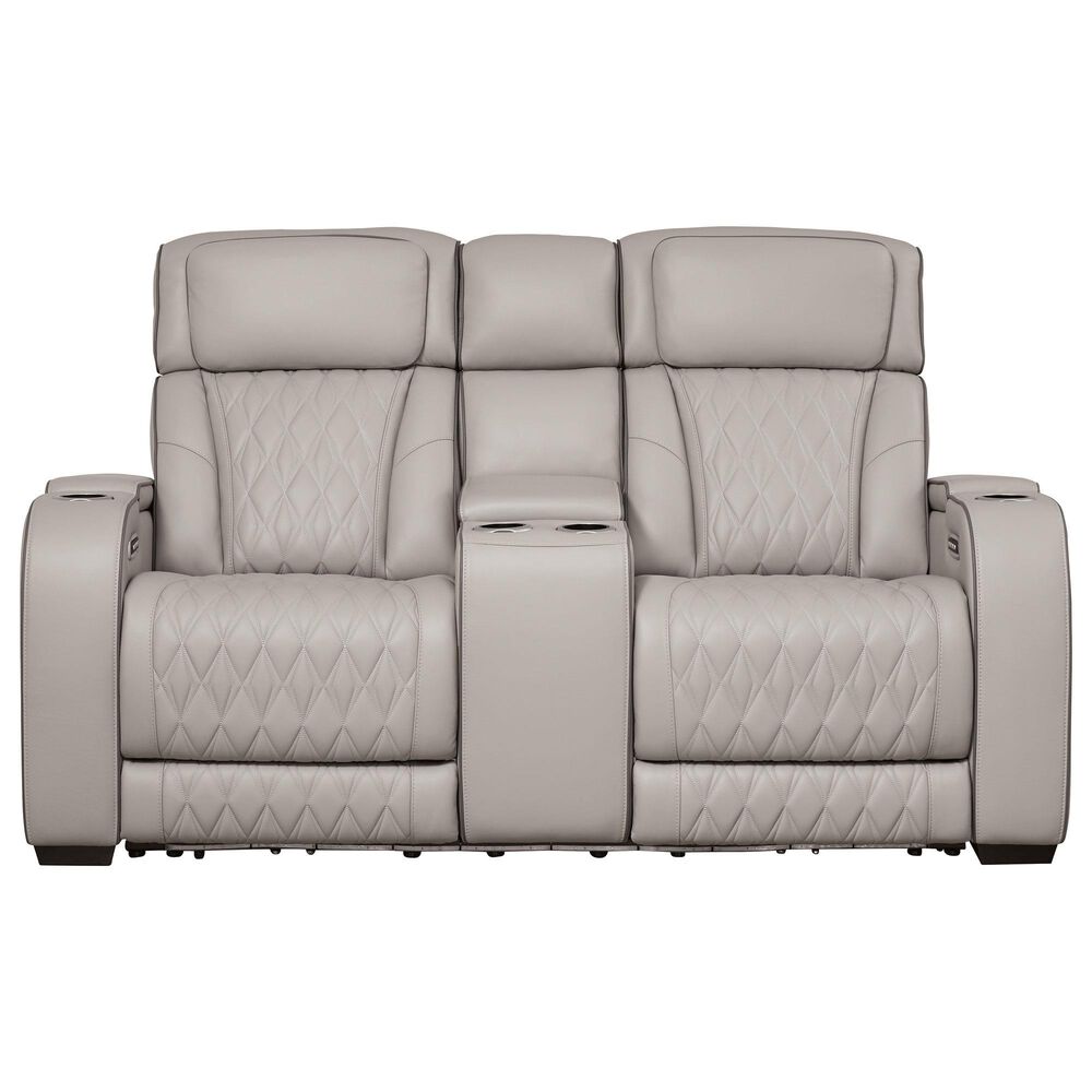 Ashley Boyington 3-Piece Power Reclining Living Room Set in Gray, , large