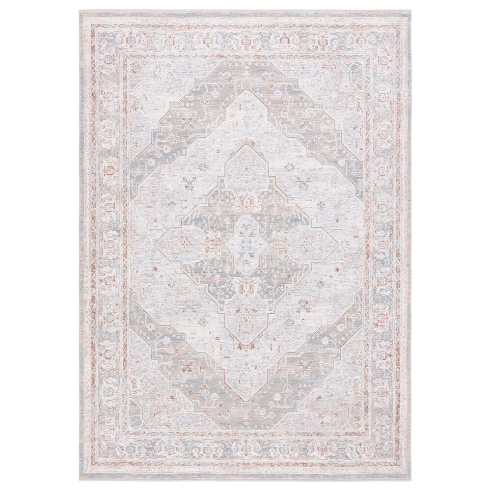 Safavieh Marmara MRM320B 4" x 6" Beige, Blue and Rust Area Rug, , large