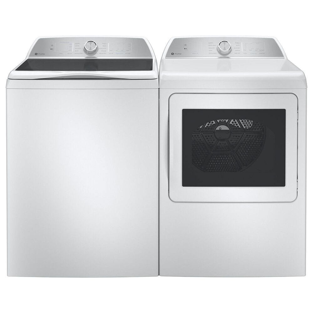 GE Profile 4.9 Cu. Ft. Top Load Washer with Agitator in White, , large