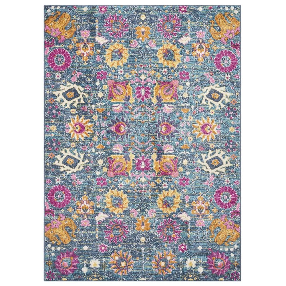Nourison Passion PSN01 8&#39; x 10&#39; Denim Area Rug, , large