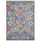 Nourison Passion PSN01 8" x 10" Denim Area Rug, , large