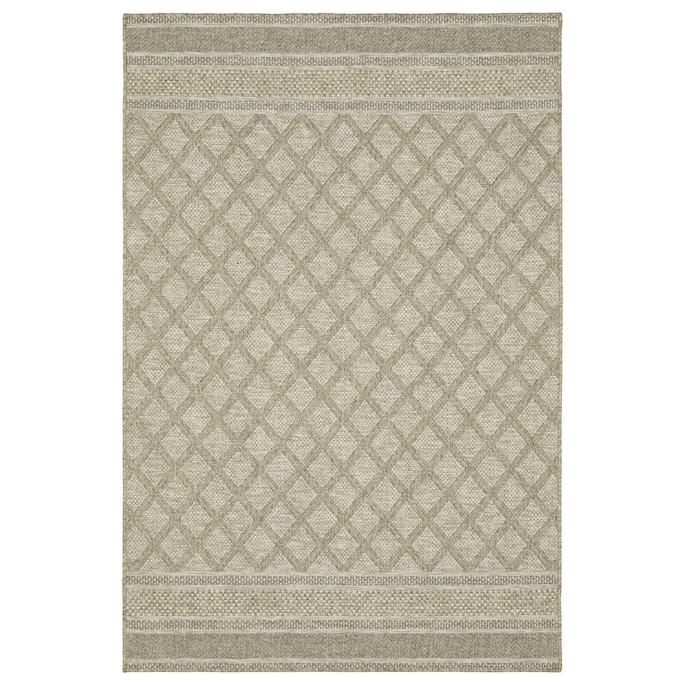 Oriental Weavers Tortuga TR10A 7"10" x 10" Beige and Black Area Rug, , large