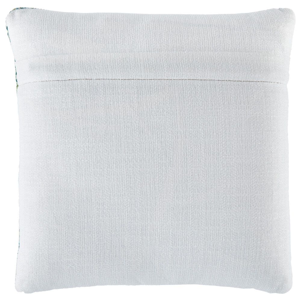Ashley Keithley 18&quot; Square Throw Pillow in Green, Turquoise and White, , large