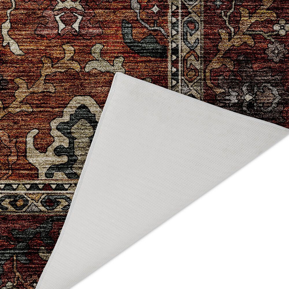 Dalyn Rug Company Silk Road Paprika, Chocolate, Ivory, Gold, Copper, Blue, Teal and Mocha 3&#39; x 5&#39; Area Rug, , large
