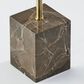Adesso Hawthorne Floor Lamp in Antique Brass and Brown, , large