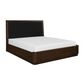 Millenium Dilenno King Panel Bed in Dark Brown with USB Ports, , large
