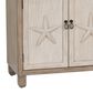 Linon Home Decor Jindran 2-Door Cabinet in Grey and Off White, , large