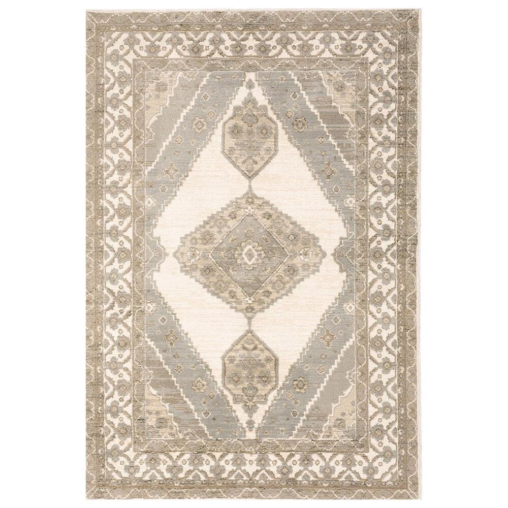 Oriental Weavers Andorra 298C 2"6" x 12" Beige Runner, , large