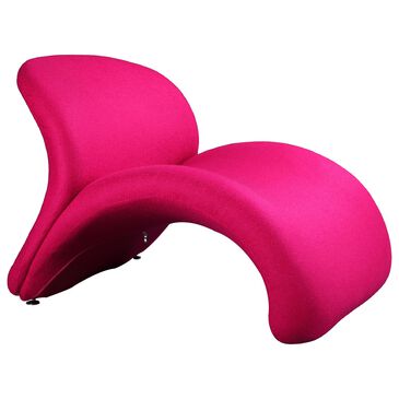 Dayton Rosebud Accent Chair in Fuchsia, , large
