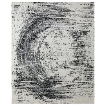 Feizy Coda 8928F 8" x 10" Black and White Area Rug, , large