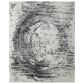 Feizy Coda 8928F 8" x 10" Black and White Area Rug, , large