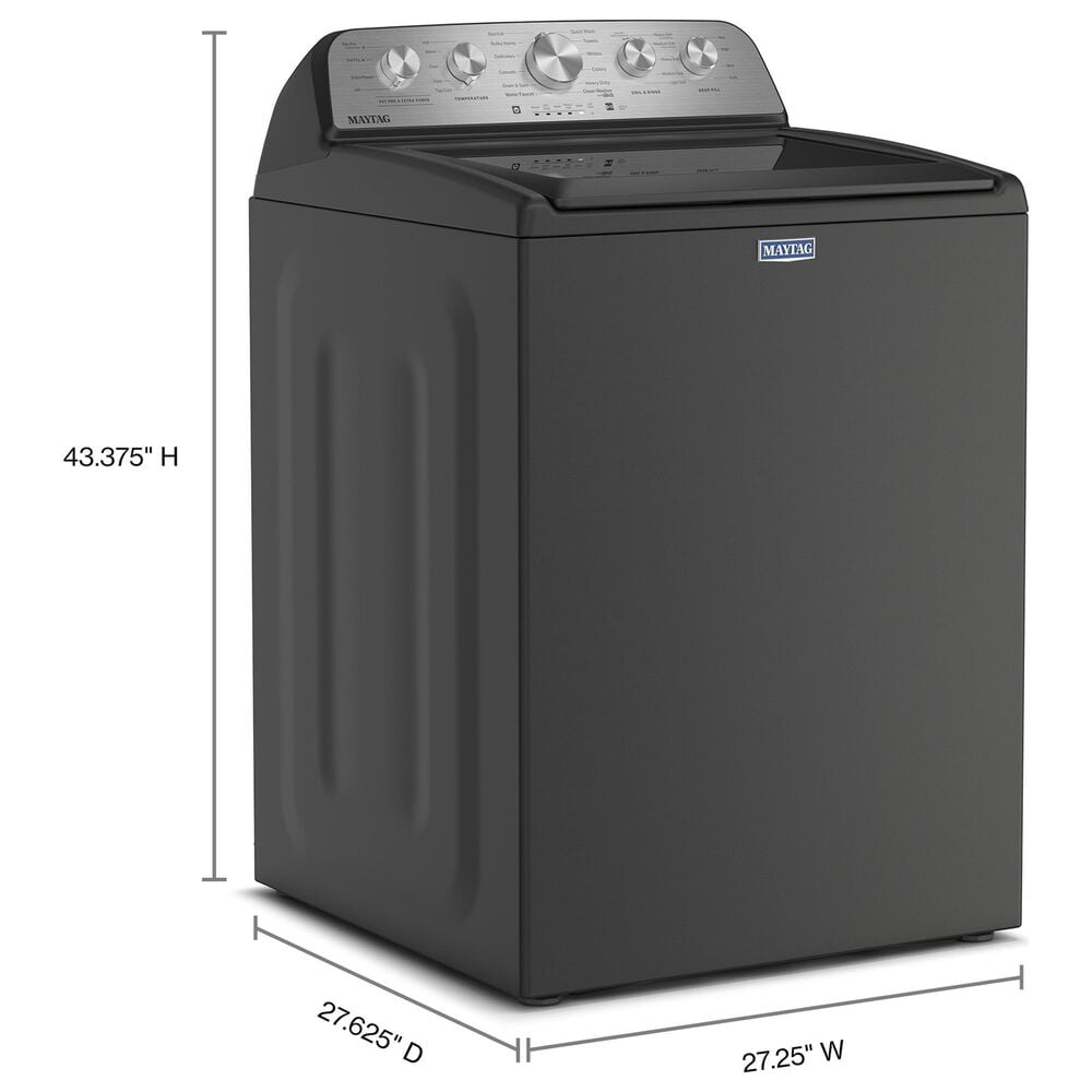 Maytag 4.7 Cu. Ft. Top Load Pet Pro Washer in Volcano Black, , large