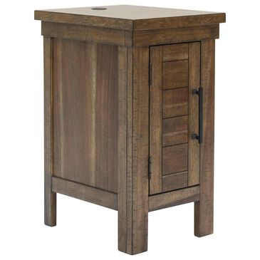 Ashley Moriville Chairside Table in Grayish Brown, , large