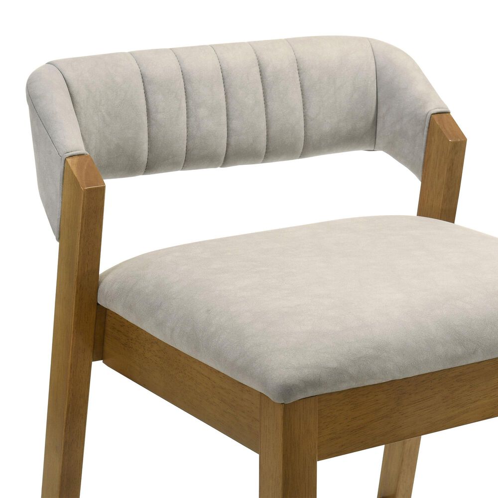 Armen Living Landyn 30" Bar Stool in Amber Glow, , large