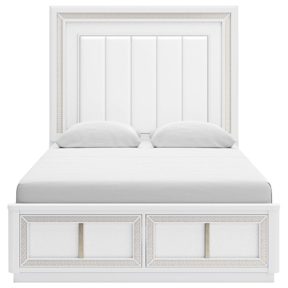 Millenium Chalanna 3-Piece Queen Bedroom Set in White Lacquer, , large