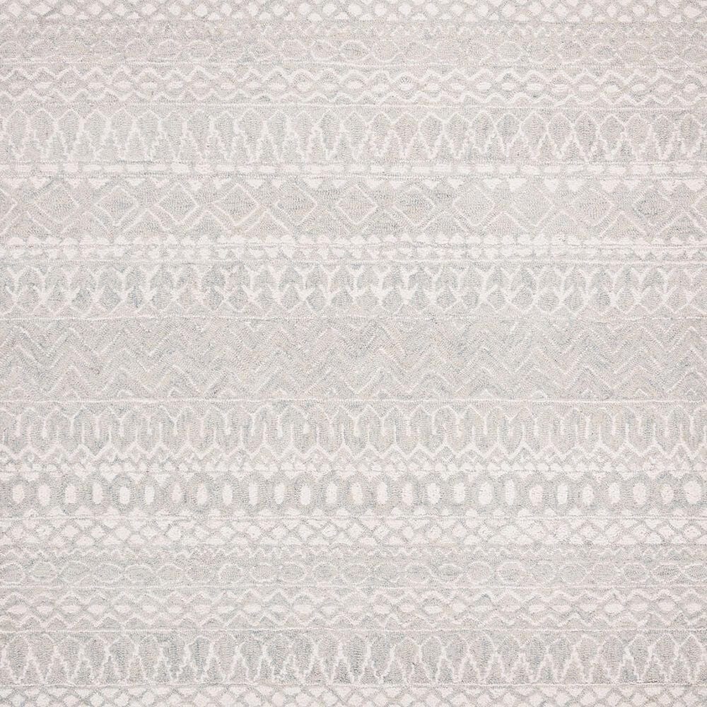 Safavieh Micro-Loop 2&#39;3&quot; x 7&#39; Aqua and Ivory Runner, , large