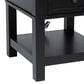 Ashley Wildenauer End Table in Warm Satin Black and Brown, , large